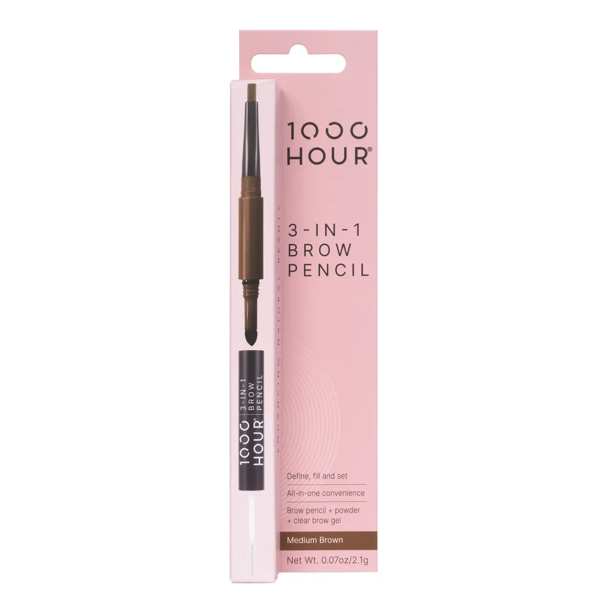 1000 Hour 3-In-1 Brow Pencil 2.1g, view 2