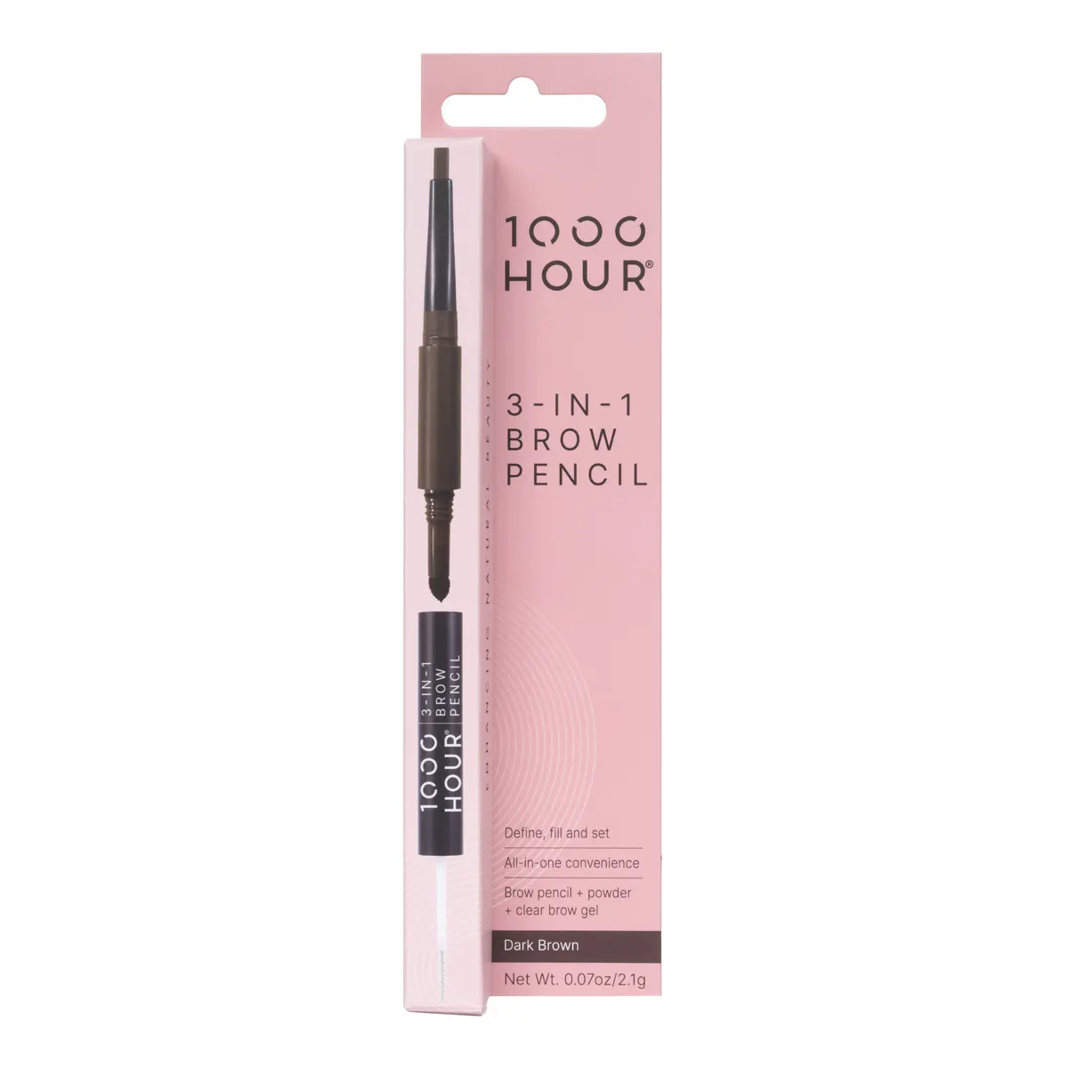 1000 Hour 3-In-1 Brow Pencil 2.1g, view 3