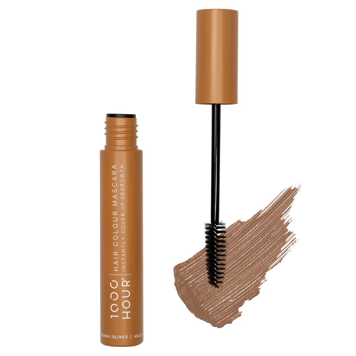 1000 Hour Hair Mascara - Light Brown, view 2