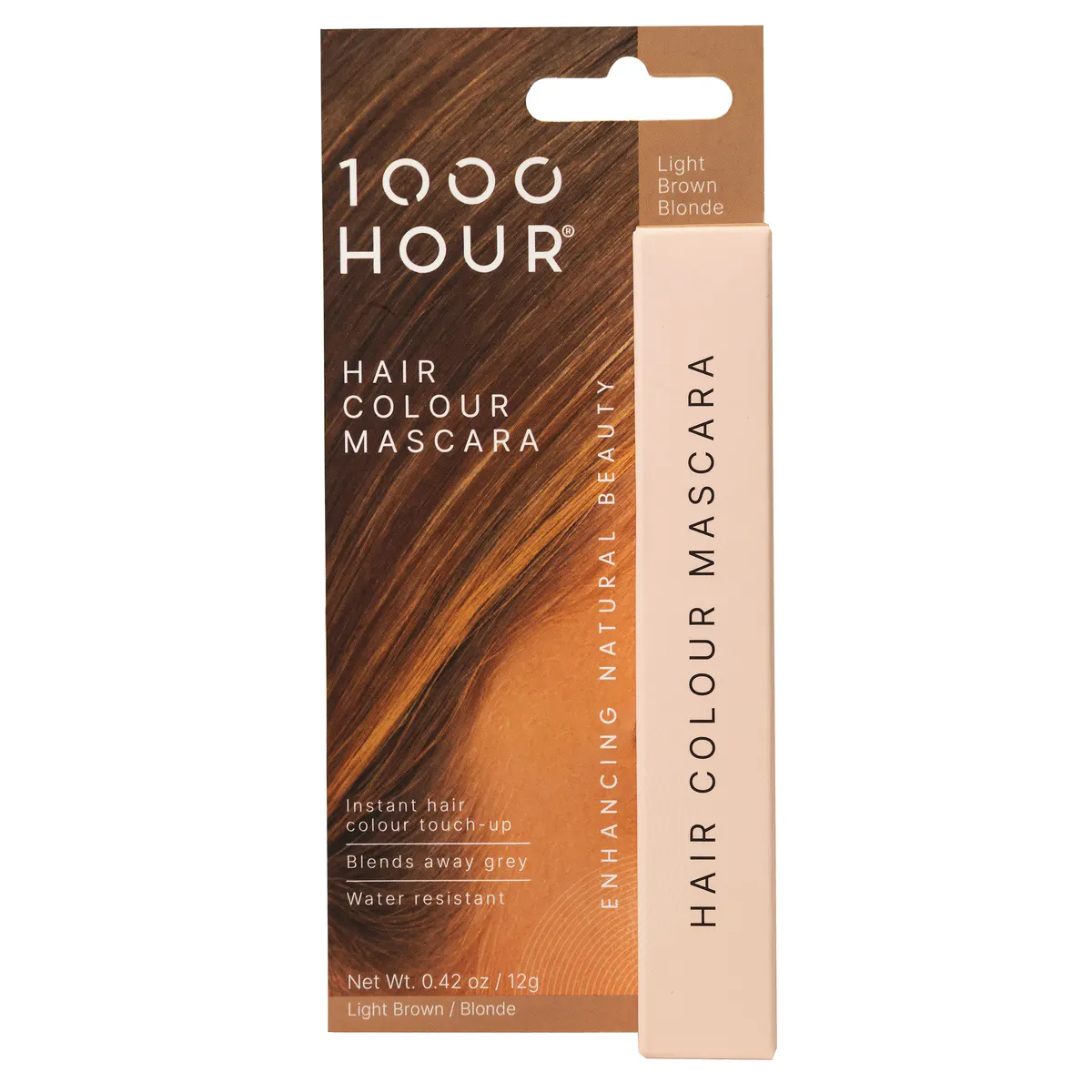 1000 Hour Hair Mascara - Light Brown, view 3