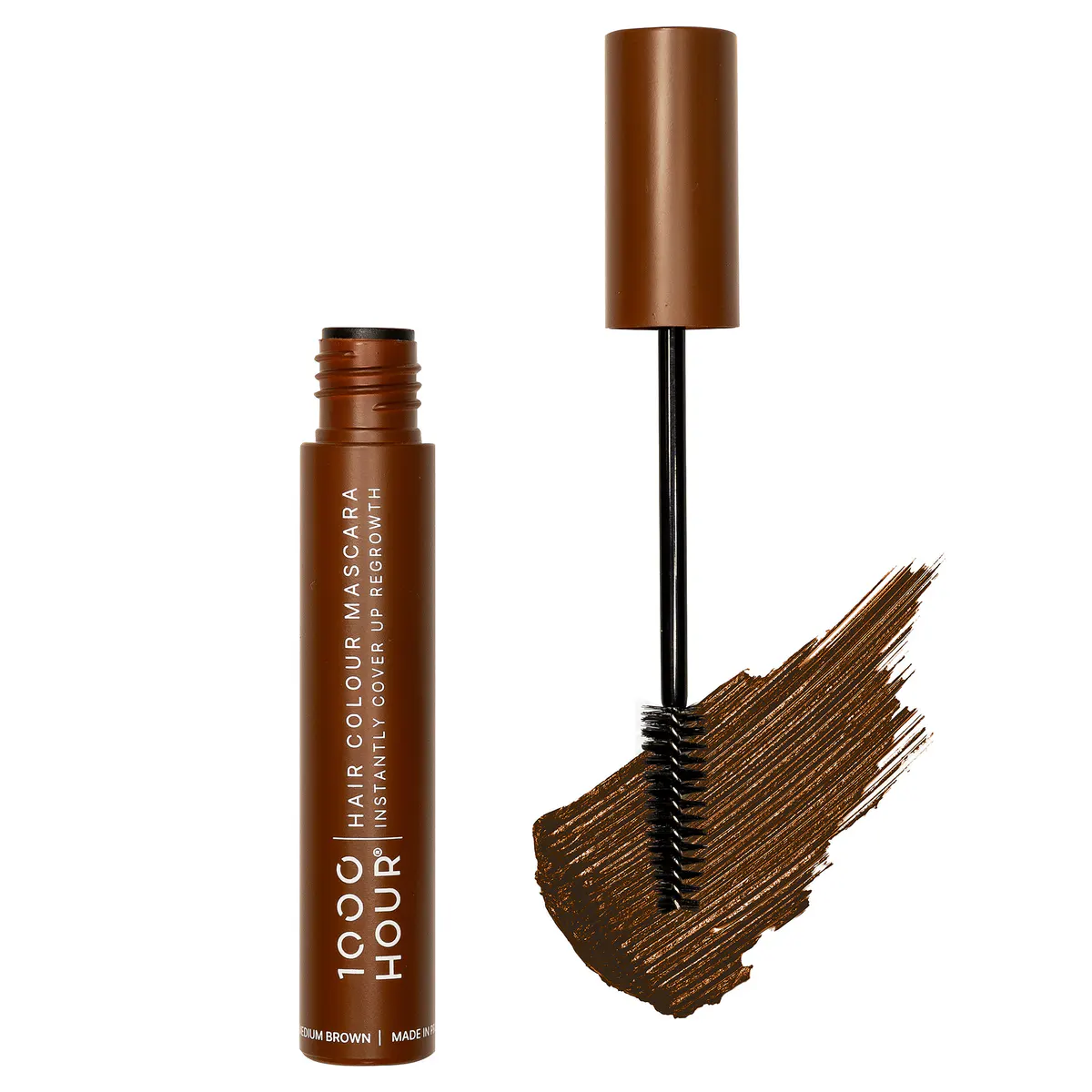 1000 Hour Hair Mascara - Medium Brown, view 2