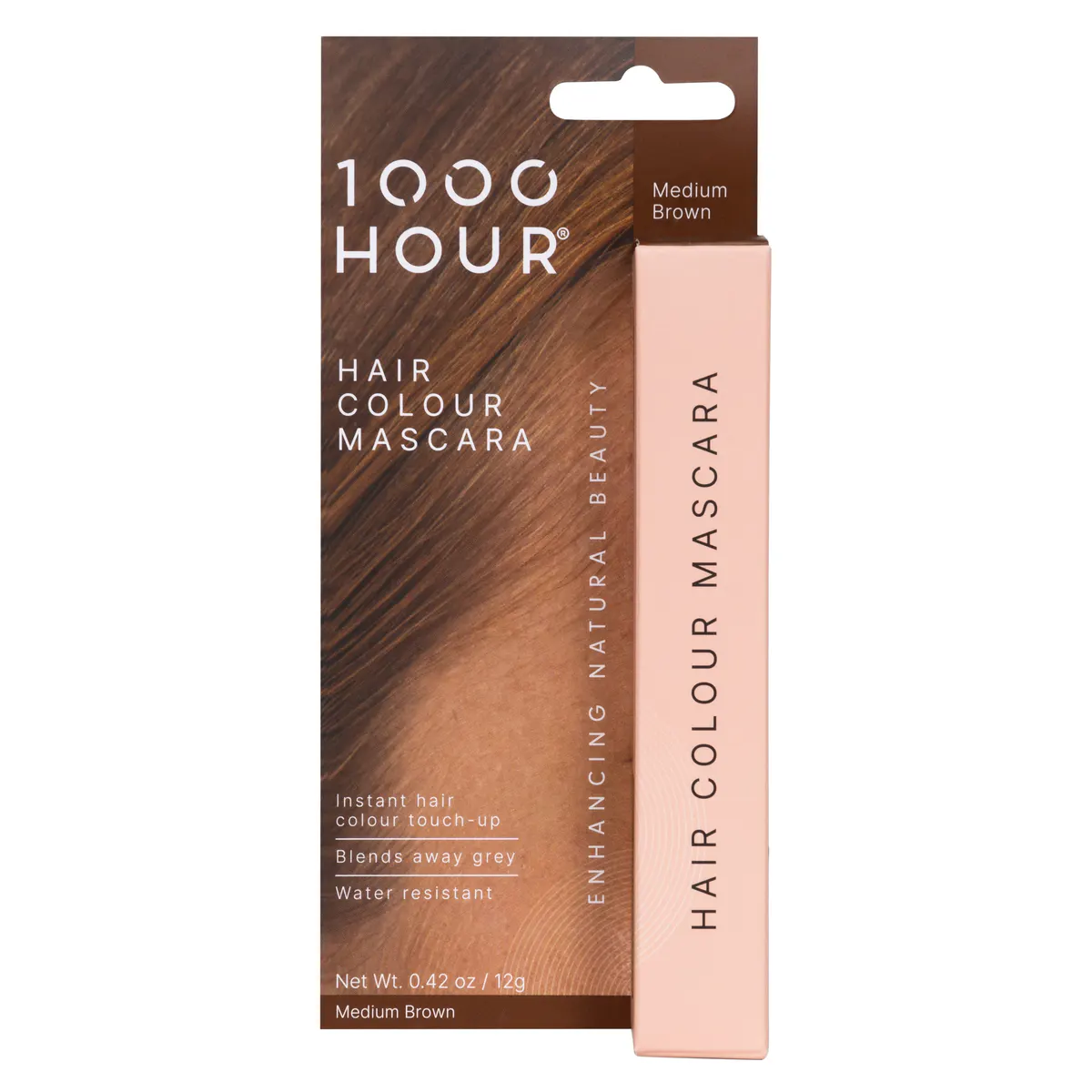 1000 Hour Hair Mascara - Medium Brown, view 3