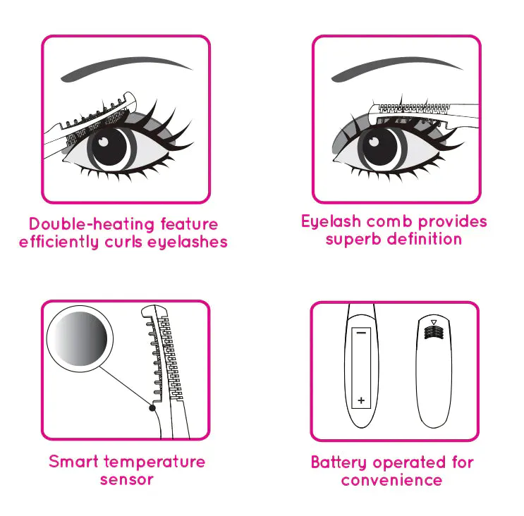 1000 Hour Heated Eye Lash Curler, view 4