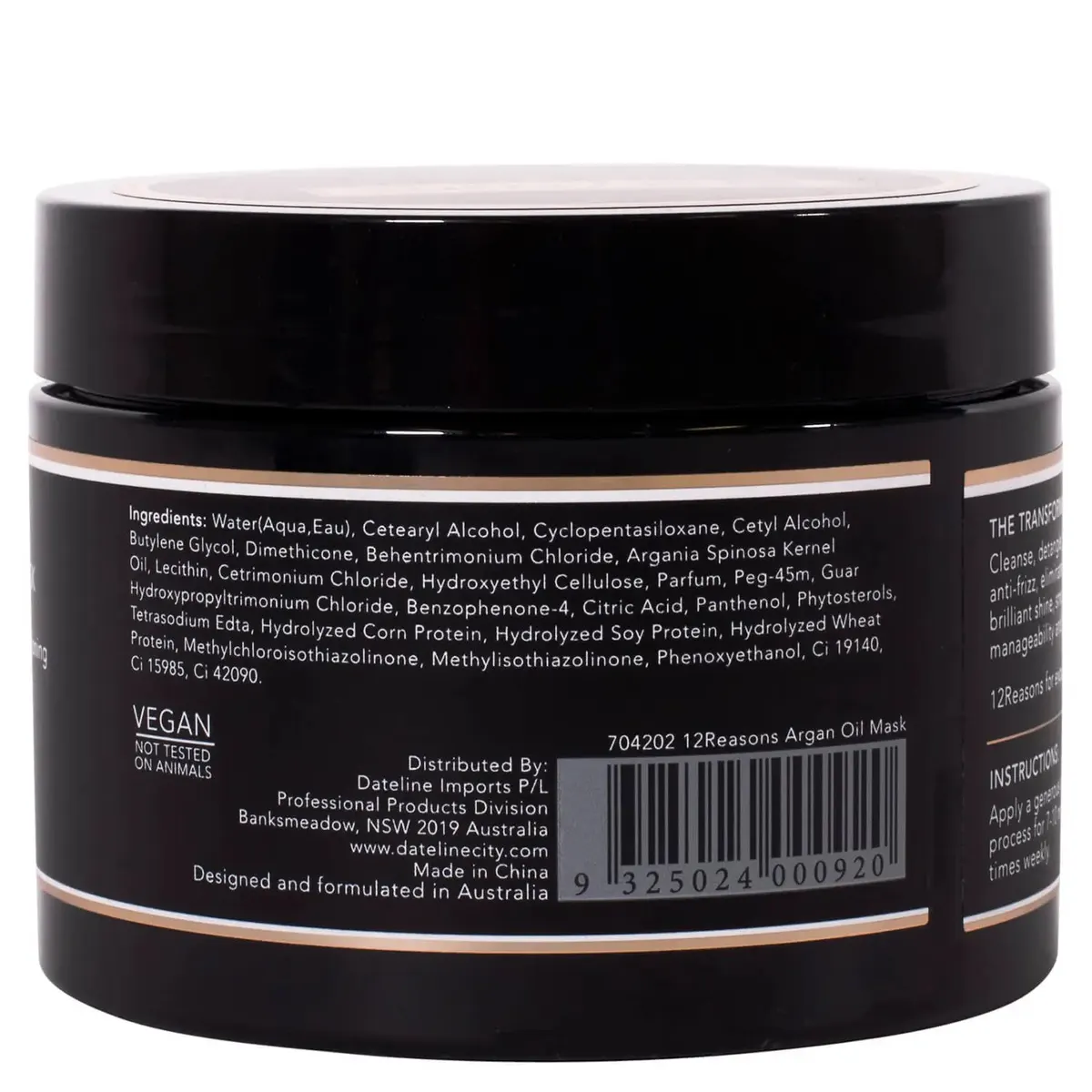 12Reasons Argan Oil Mask 250ml, view 3
