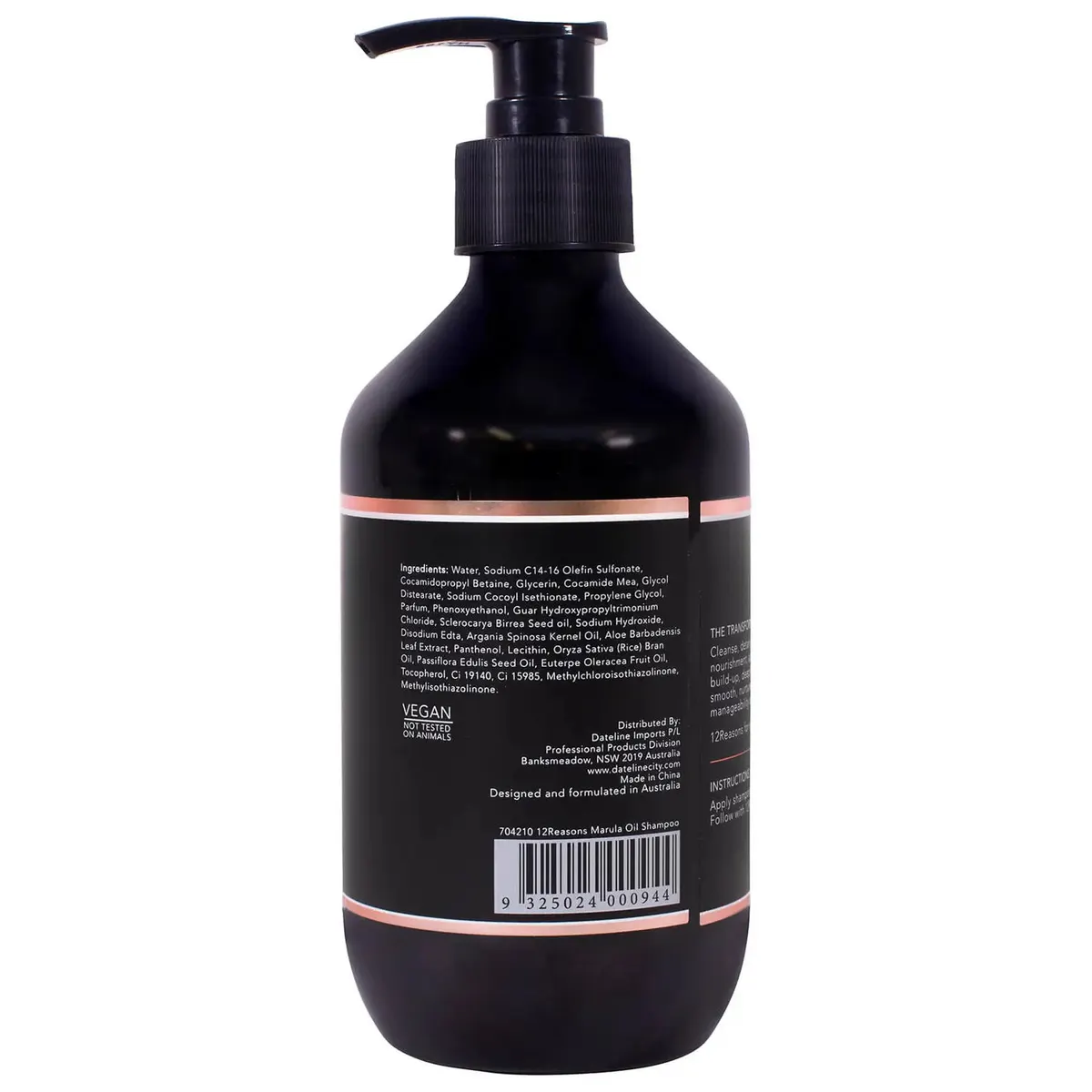 12Reasons Marula Oil Shampoo 400ml, view 3