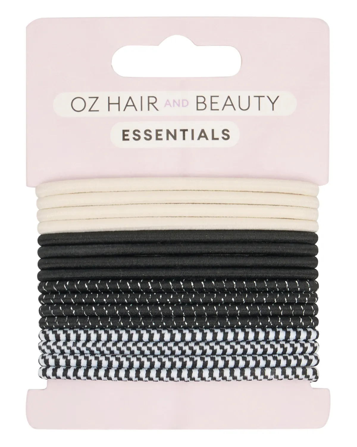 Oz Essentials Hair Elastic 16 Pack - Multi Colour