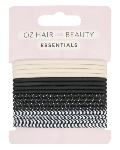 Oz Essentials Hair Elastic 16 Pack - Multi Colour