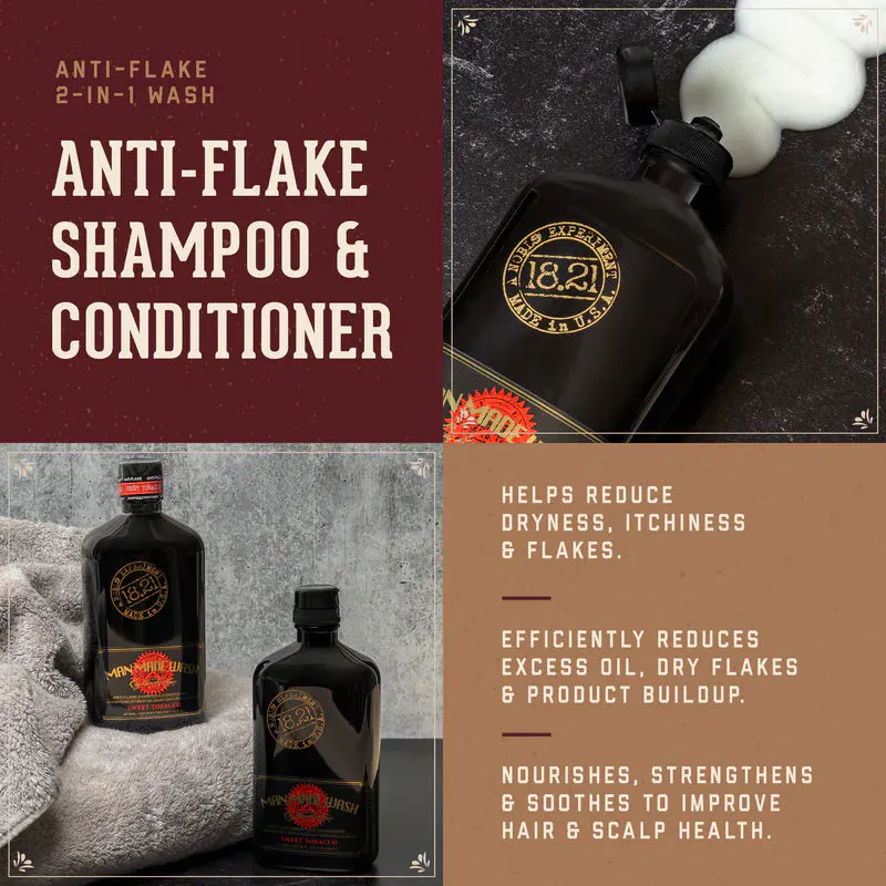 18.21 Anti-Flake Shampoo & Conditioner Sweet Tobacco 473 ml, view 3