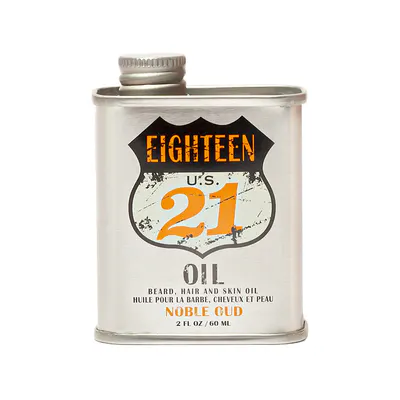 18.21 Man Made Hair and Beard Oil - Noble Oud 60ml
