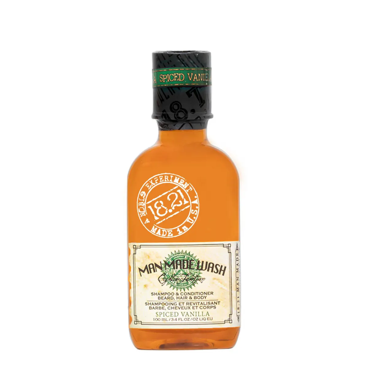 18.21 Spiced Vanilla Man Made Wash Travel 100 ml