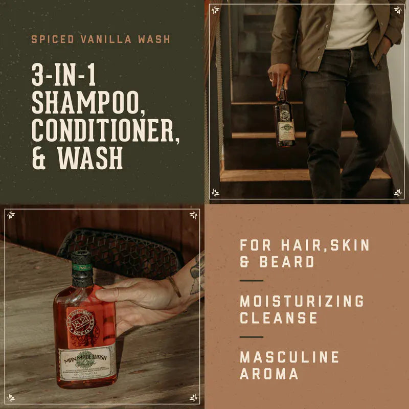18.21 Spiced Vanilla Man Made Wash Travel 100 ml, view 2