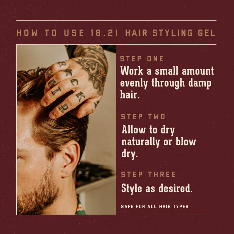 18.21 Styling Gel - Sweet Tobacco 100 ml, view 3