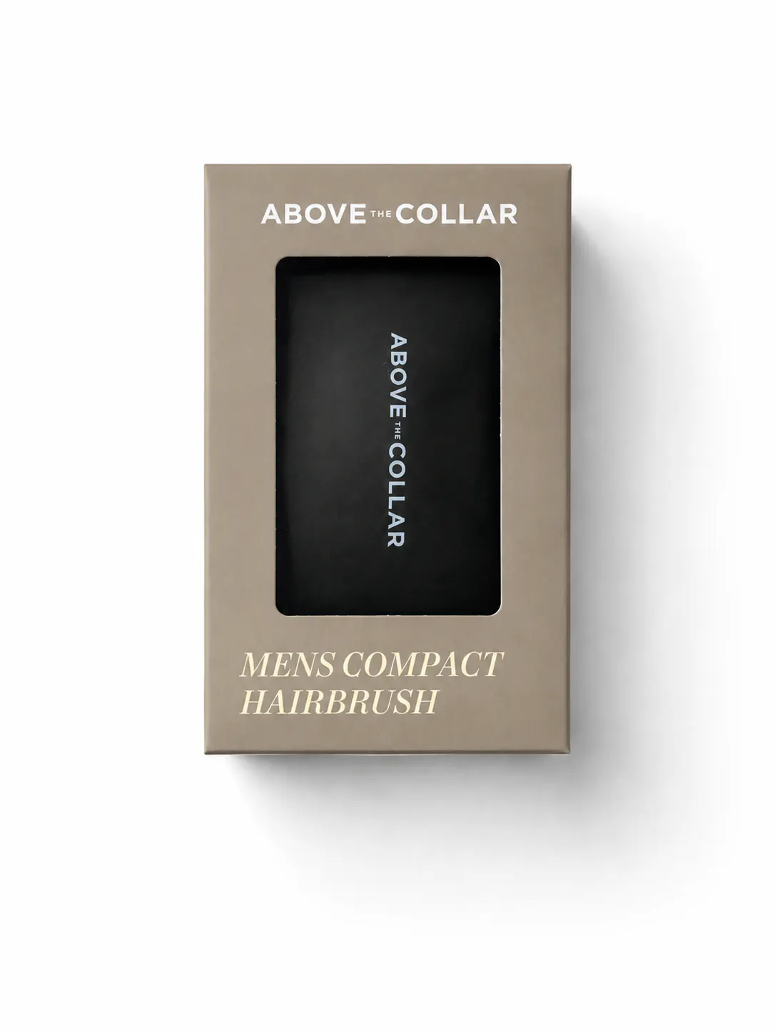 Above The Collar Mens Compact Brush - Black, view 4