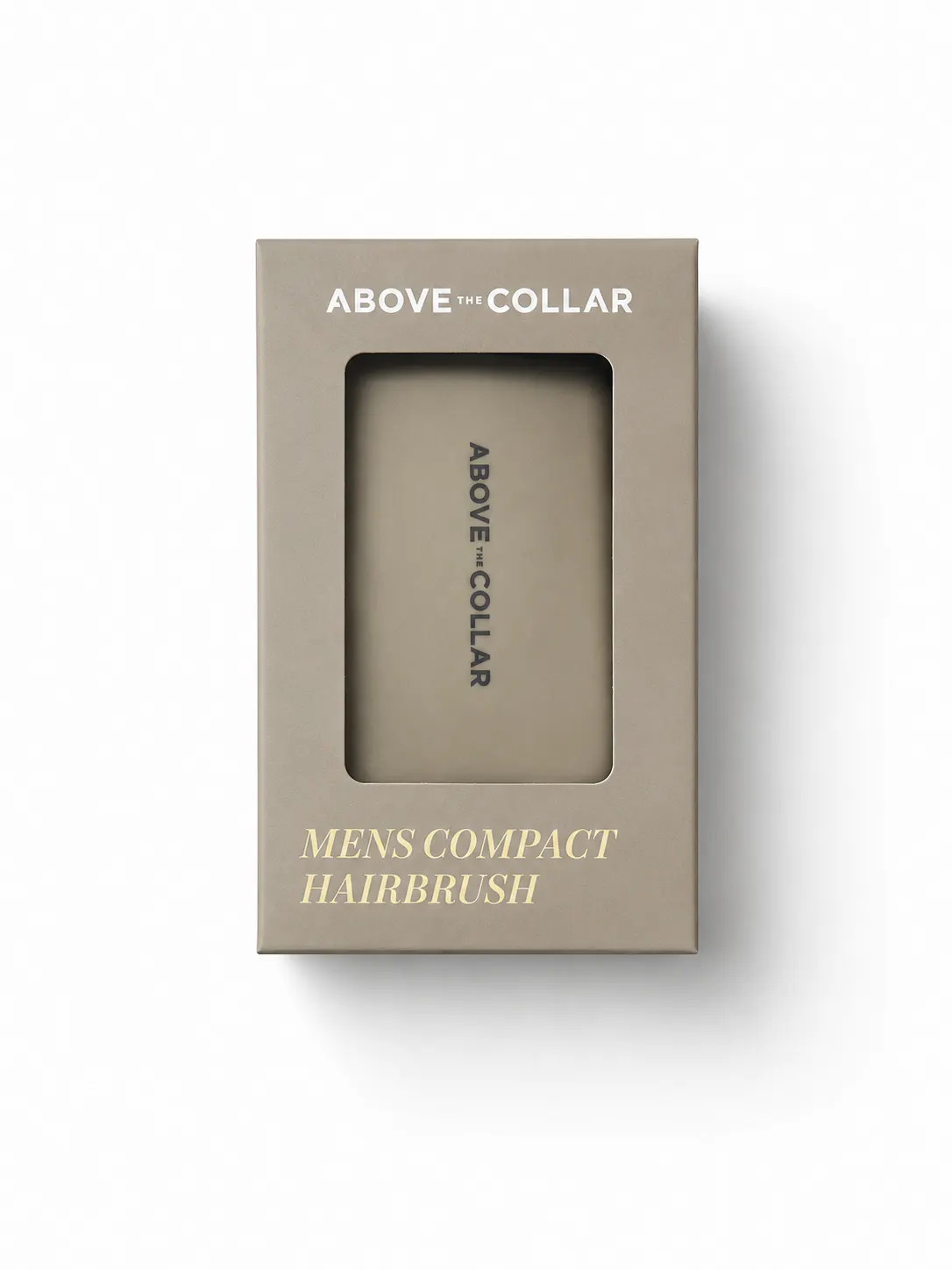 Above the Collar Mens Compact Brush - Brown, view 4