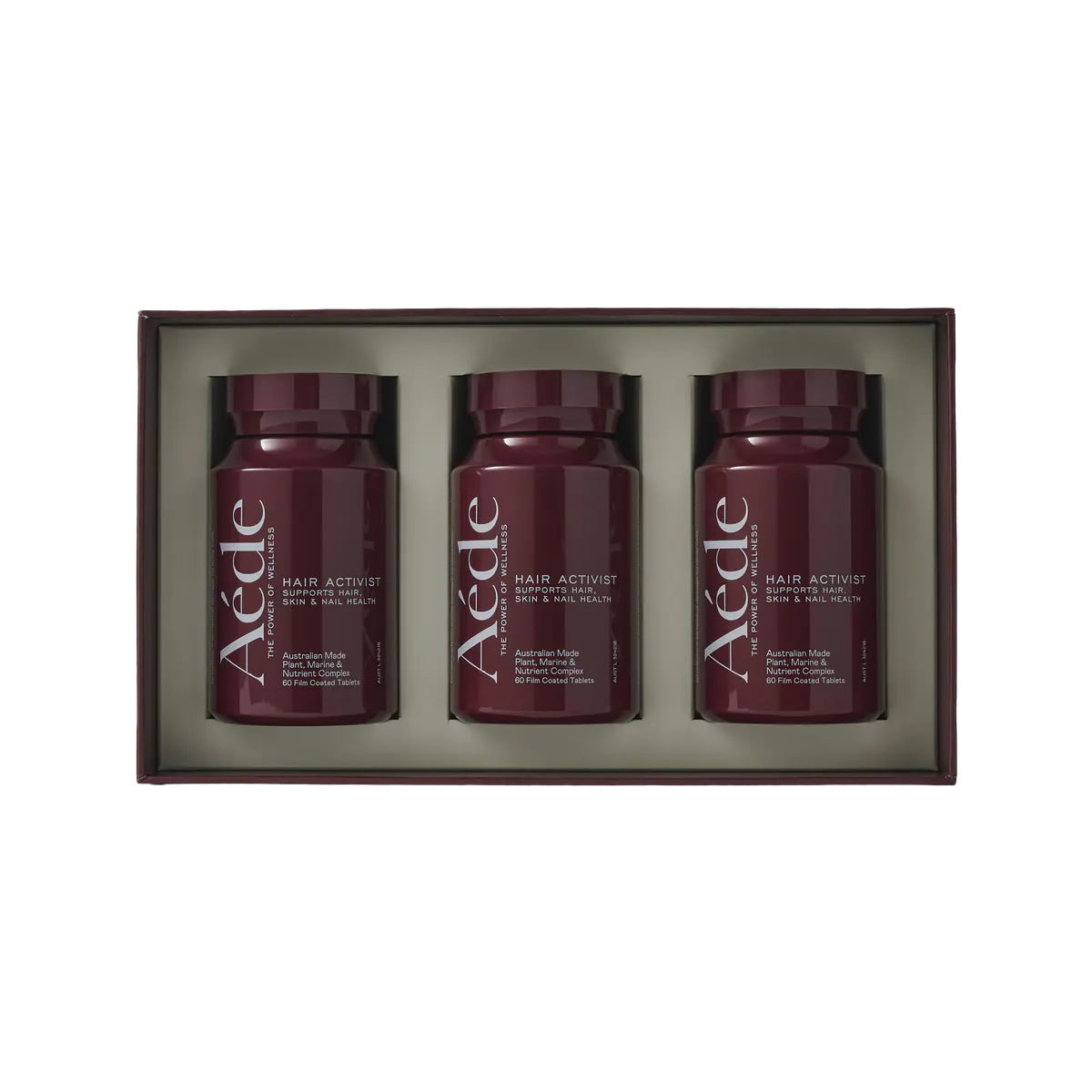 Aéde Hair Activist Hair Skin and Nail Supplement 180 Tablets - 3 Month Supply