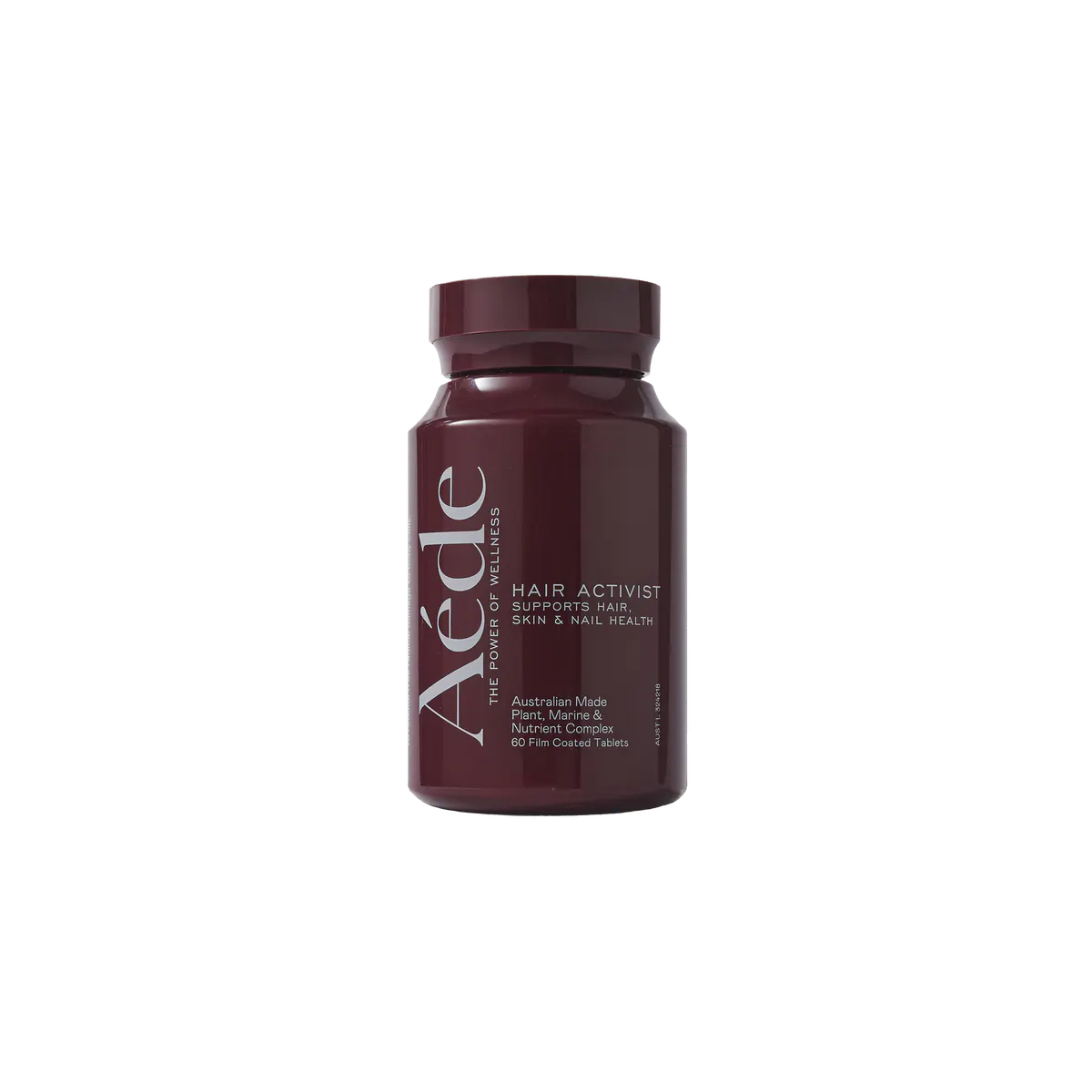 Aéde Hair Activist Hair Skin and Nail Supplement 60 Tablets - 1 Month Supply