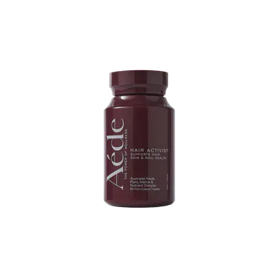 Aéde Hair Activist Hair Skin and Nail Supplement 60 Tablets - 1 Month Supply