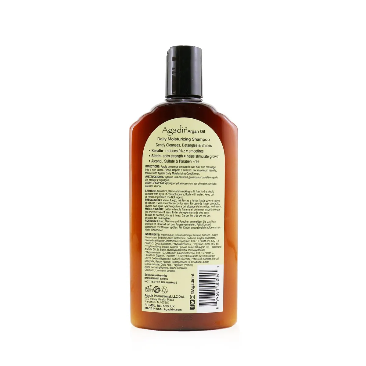 Agadir Argan Oil Daily Moisturizing Shampoo 366ml, view 3