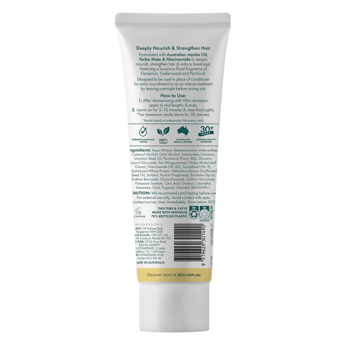 A'kin Daily Shine Hair Mask 150ml, view 2