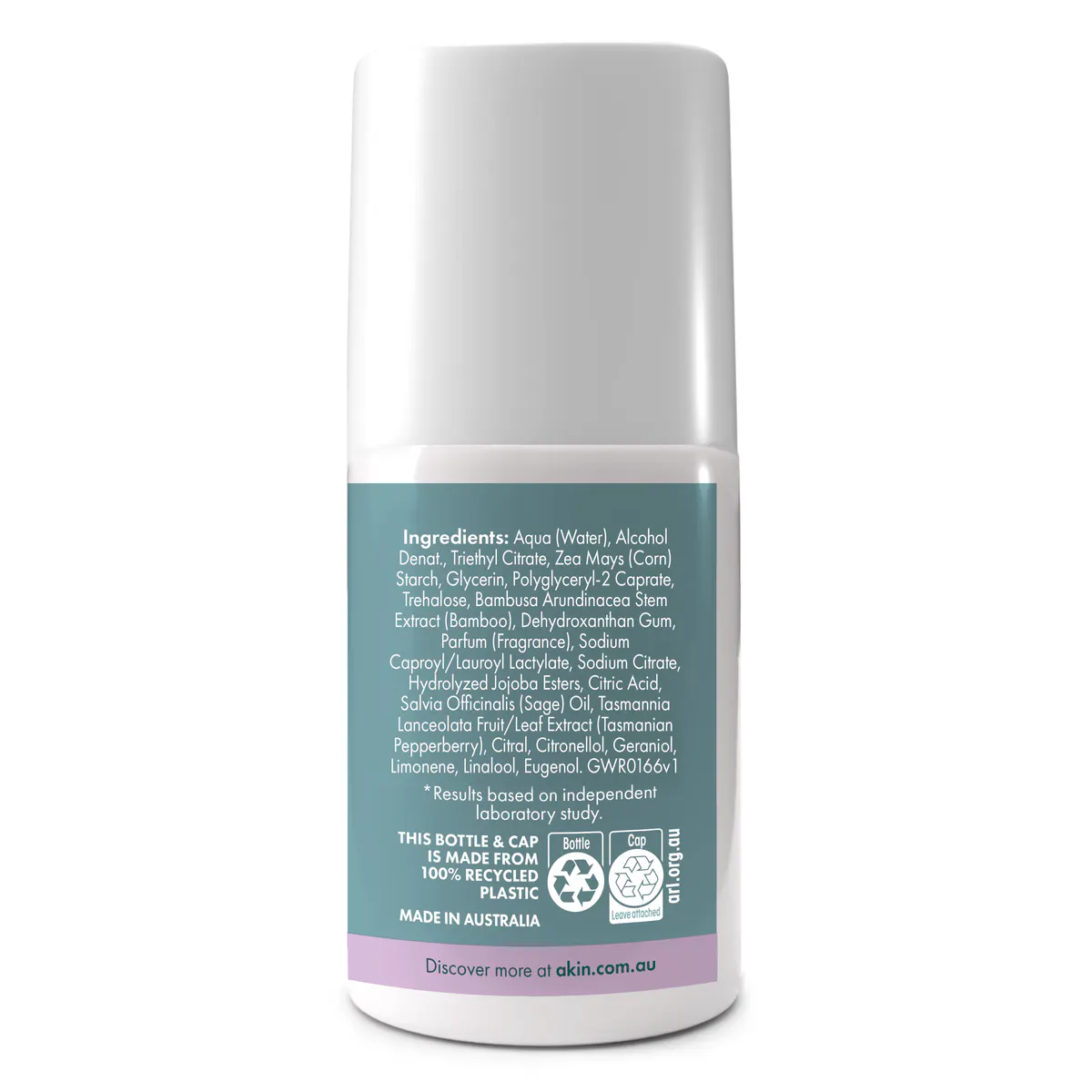 A'kin Geranium & Wood Roll On Deodorant 65ml, view 2