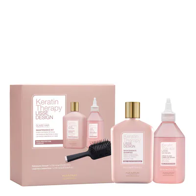 Alfaparf Milano Professional Keratin Therapy Lisse Design Glass Hair 250ml Duo Pack