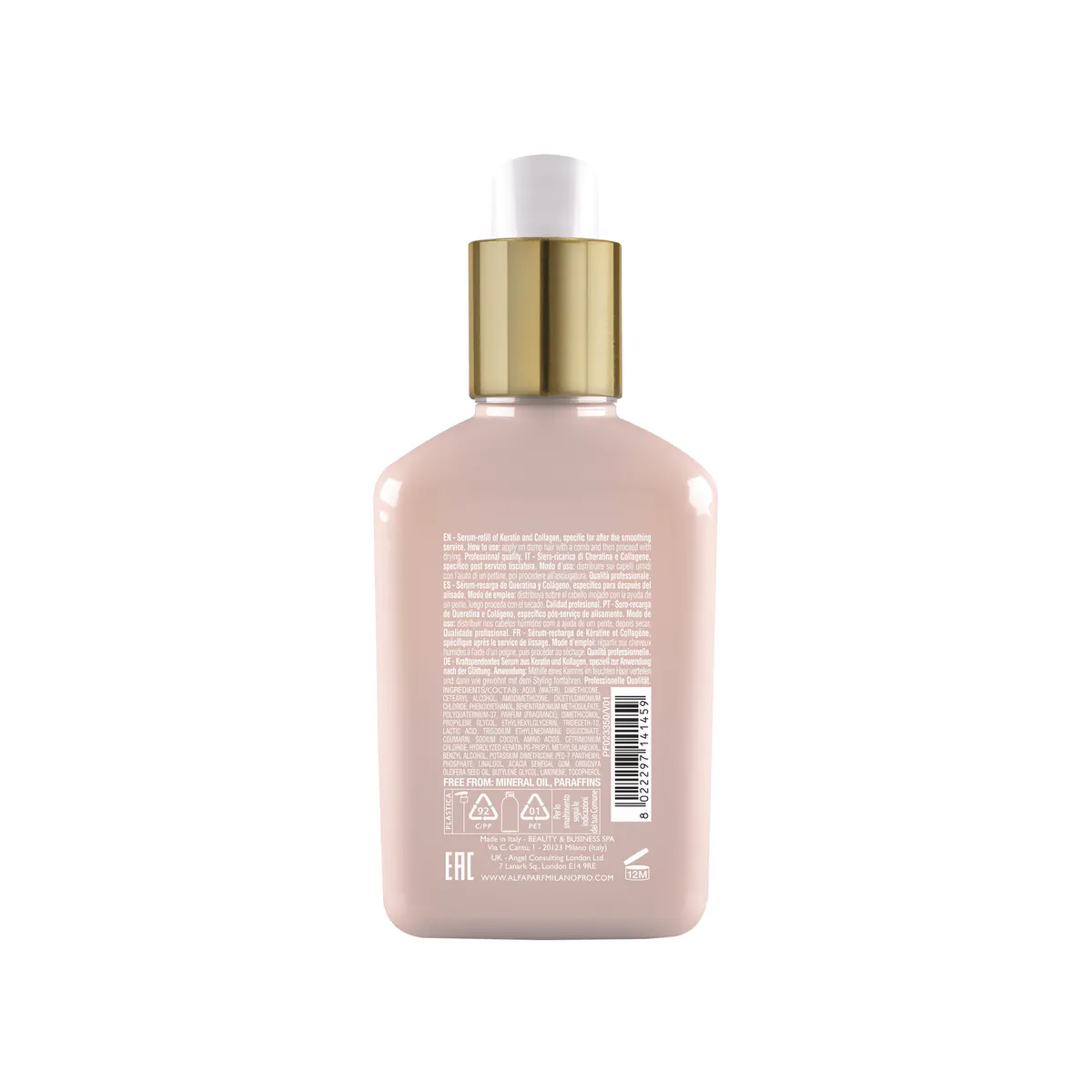 Alfaparf Milano Professional Keratin Therapy Lisse Design Keratin Serum 125ml, view 6