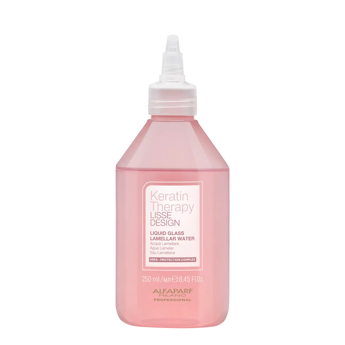 Alfaparf Milano Professional Keratin Therapy Lisse Design Liquid Glass Lamellar Water 250ml