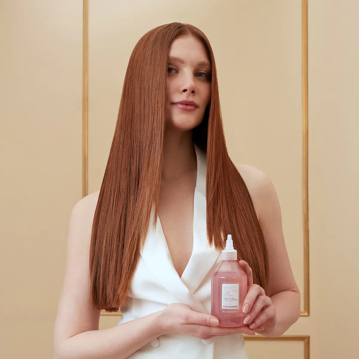 Alfaparf Milano Professional Keratin Therapy Lisse Design Liquid Glass Lamellar Water 250ml, view 6