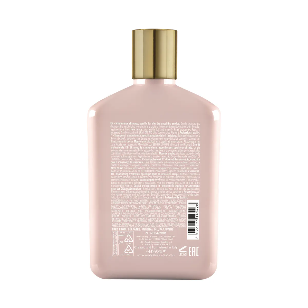 Alfaparf Milano Professional Keratin Therapy Lisse Design Maintenance Shampoo 250ml, view 2