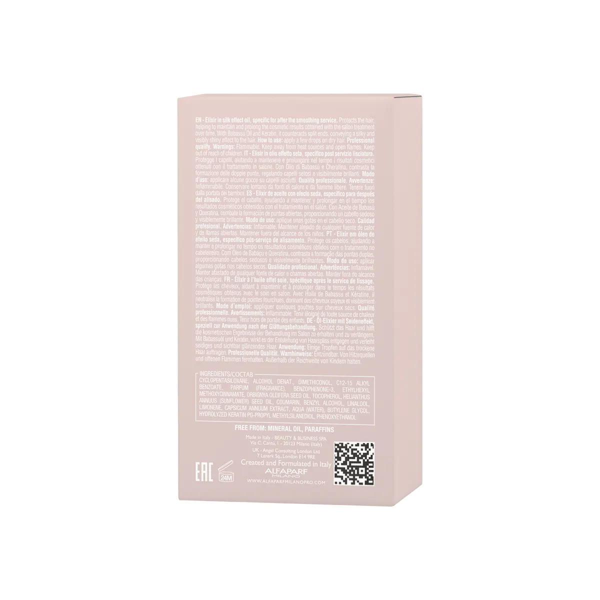 Alfaparf Milano Professional Keratin Therapy Lisse Design The Oil 50ml, view 6