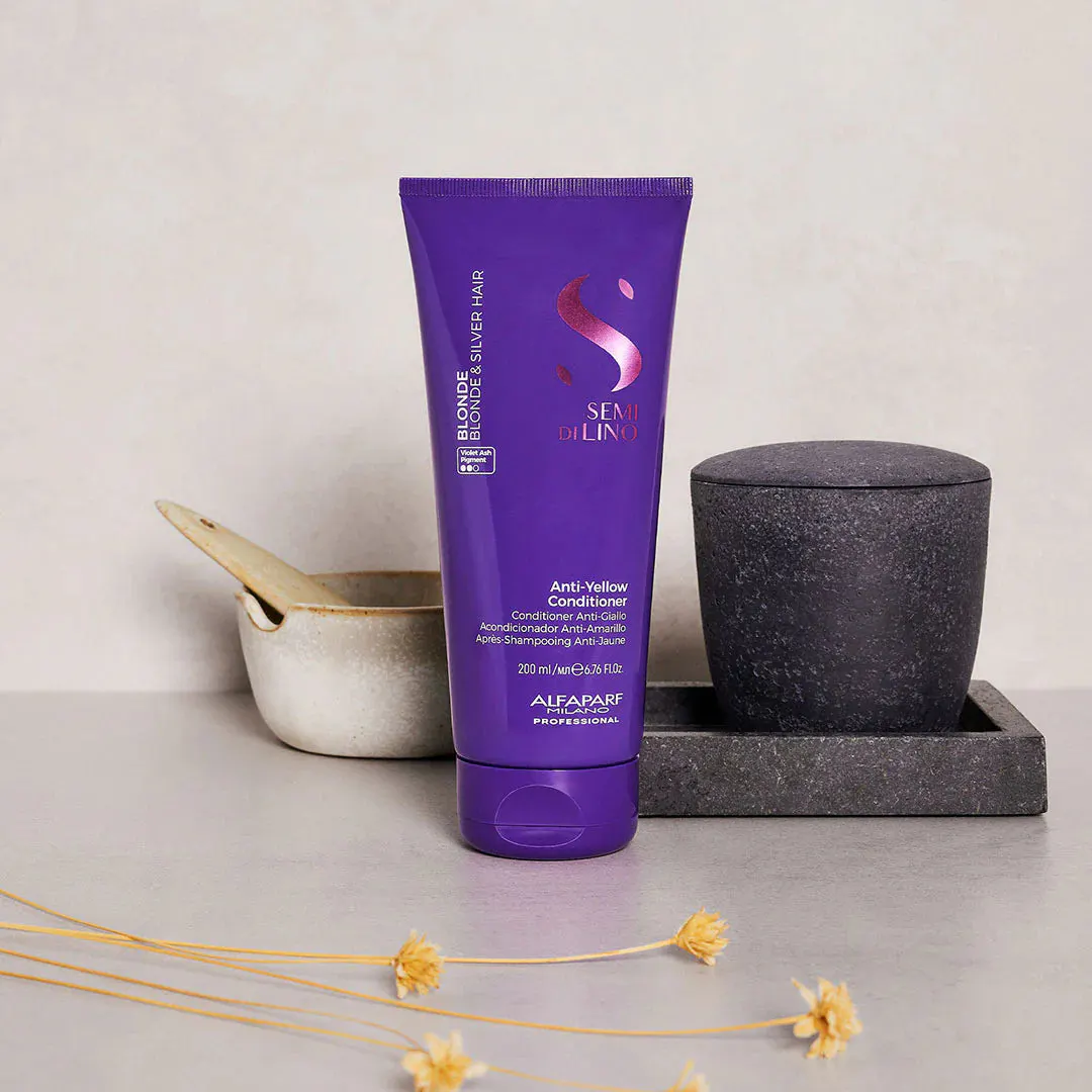Alfaparf Milano Semi Di Lino Blonde Anti-Yellow Duo Bundle, view 5