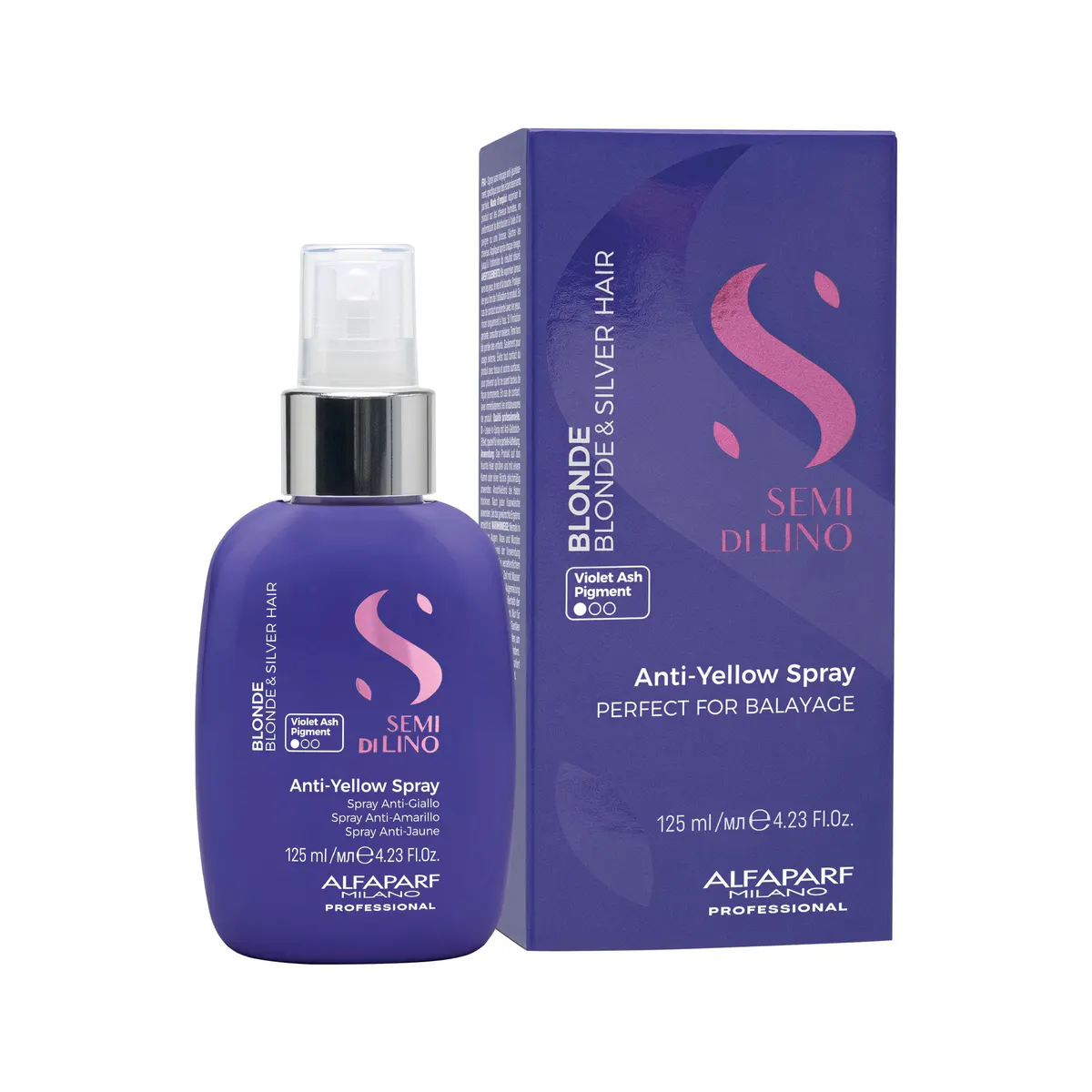 Alfaparf Milano Semi di Lino Blonde Anti-Yellow Spray 125ml, view 3