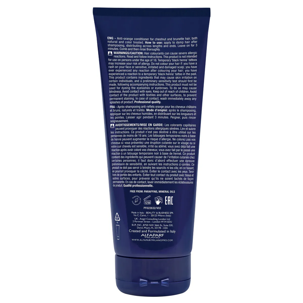 Alfaparf Milano Semi di Lino Brunette Anti-Orange Conditioner 200ml, view 5
