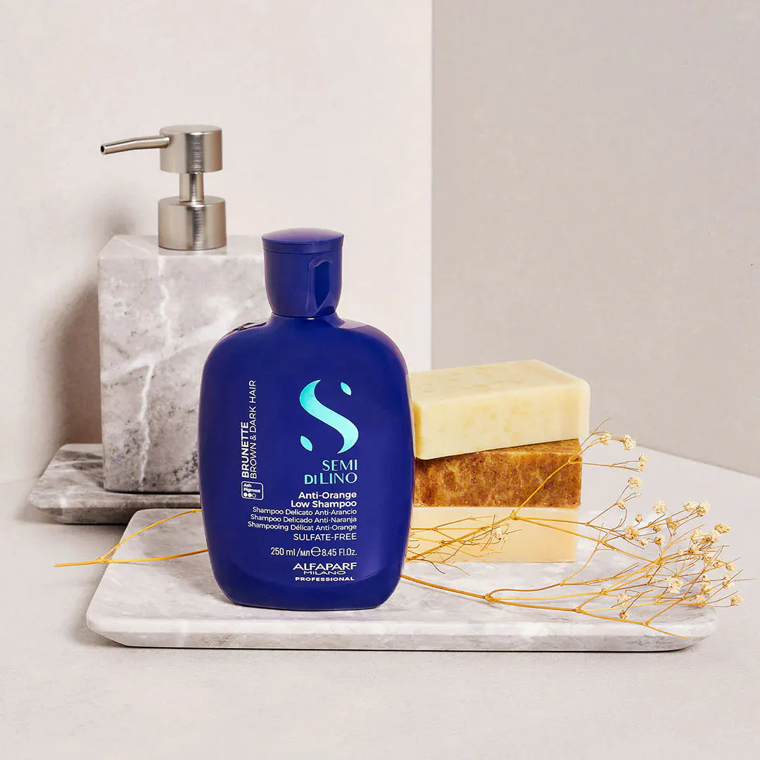 Alfaparf Milano Semi Di Lino Brunette Anti-Orange Duo Bundle, view 4