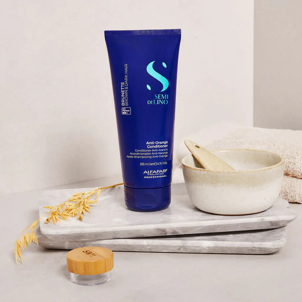 Alfaparf Milano Semi Di Lino Brunette Anti-Orange Duo Bundle, view 5