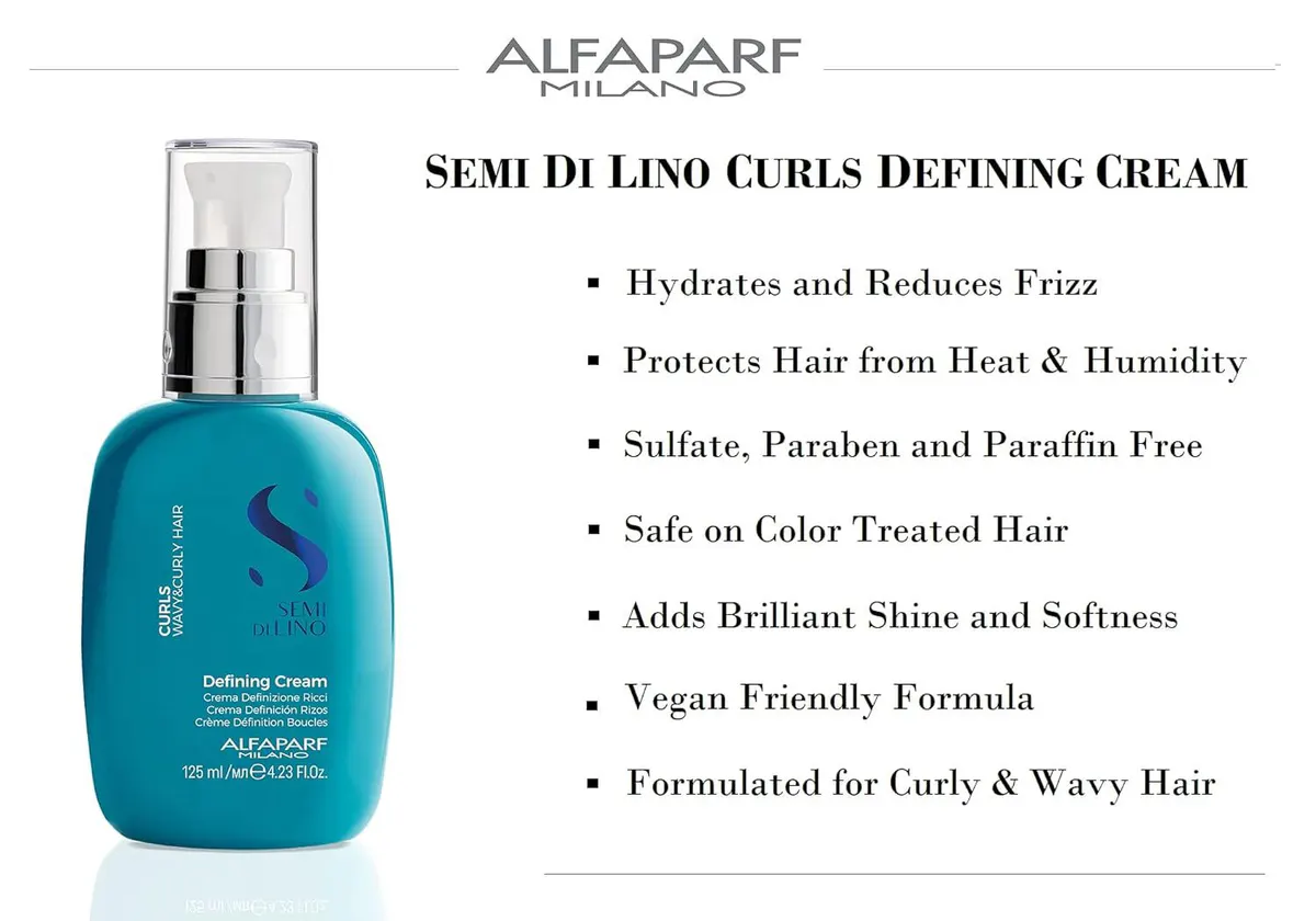 Alfaparf Milano Semi Di Lino Curls Defining Cream 125ml, view 5