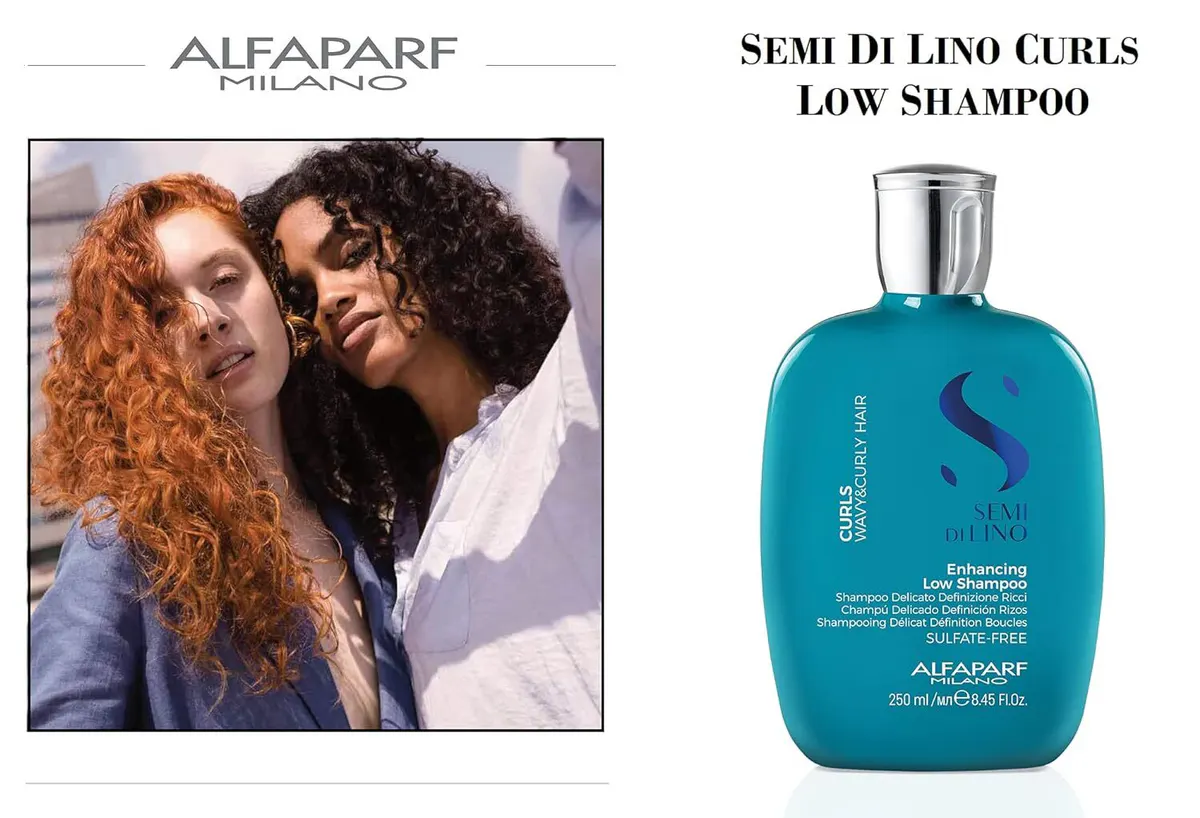 Alfaparf Milano Semi Di Lino Curls Enhancing Low Shampoo 250ml, view 2