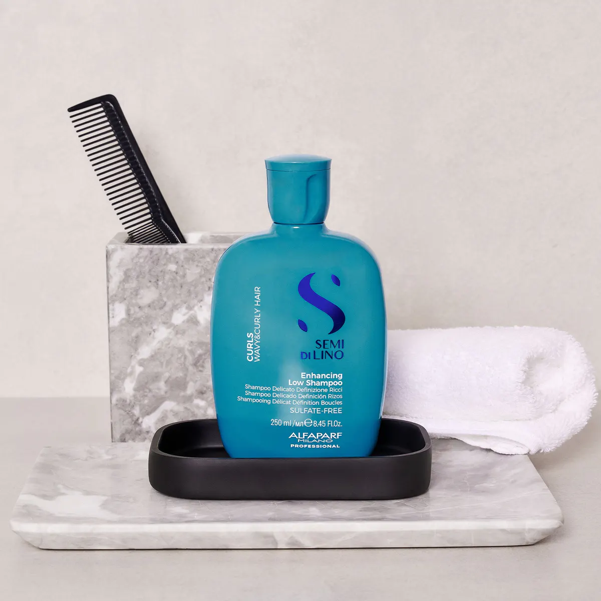 Alfaparf Milano Semi Di Lino Curls Enhancing Low Shampoo 250ml, view 7