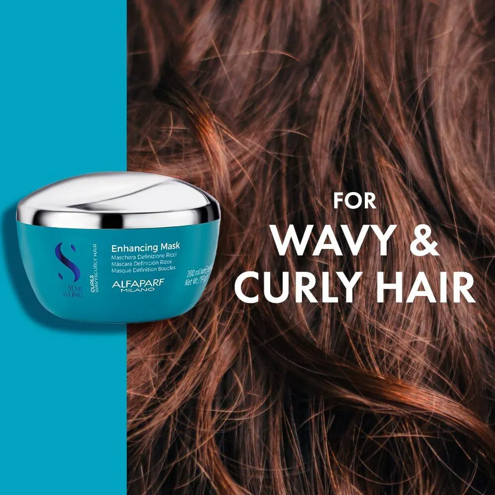Alfaparf Milano Semi Di Lino Curls Enhancing Mask 200ml, view 2