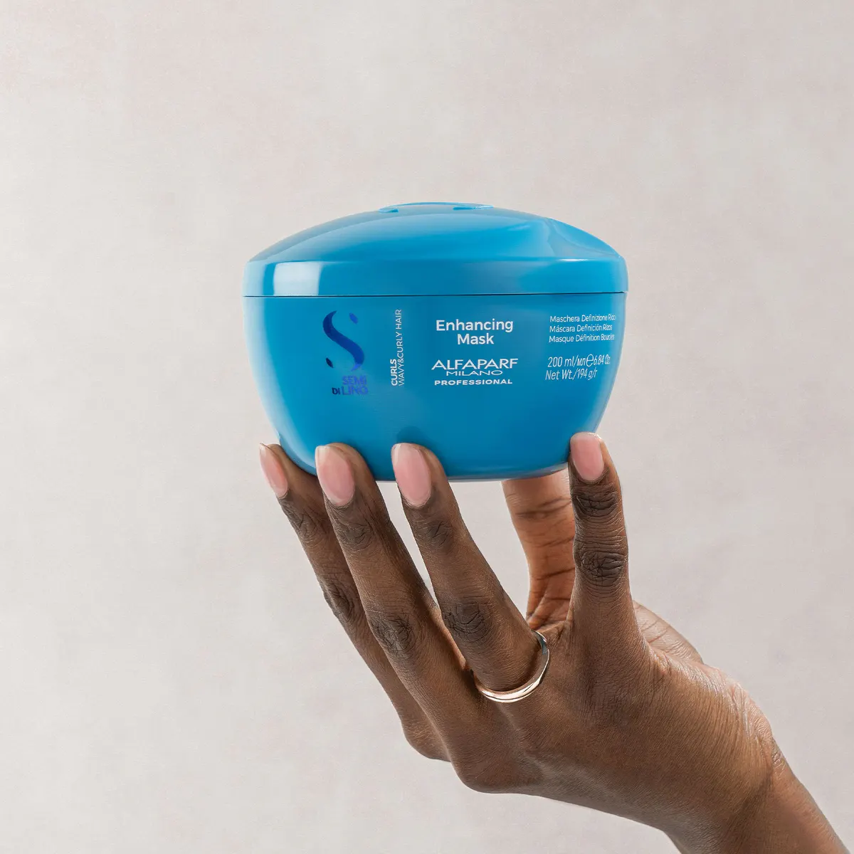 Alfaparf Milano Semi Di Lino Curls Enhancing Mask 200ml, view 10