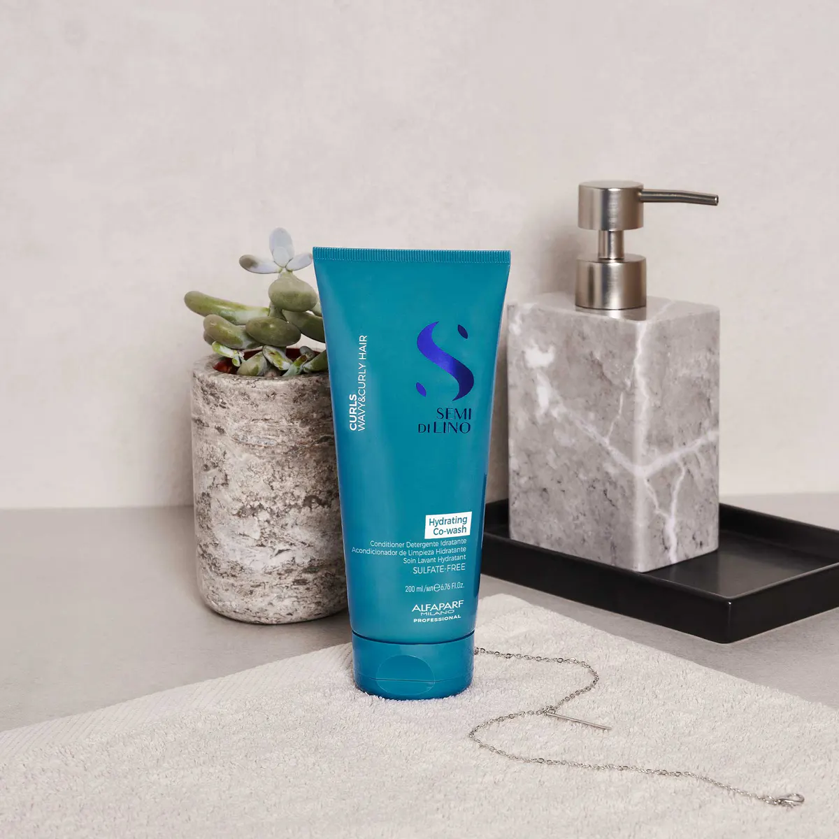 Alfaparf Milano Semi Di Lino Curls Hydrating Co-Wash 200ml, view 8