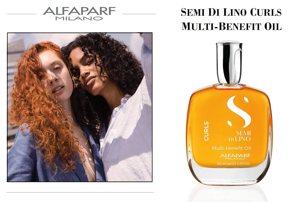 Alfaparf Milano Semi Di Lino Curls Multi-Benefit Oil 100ml, view 2