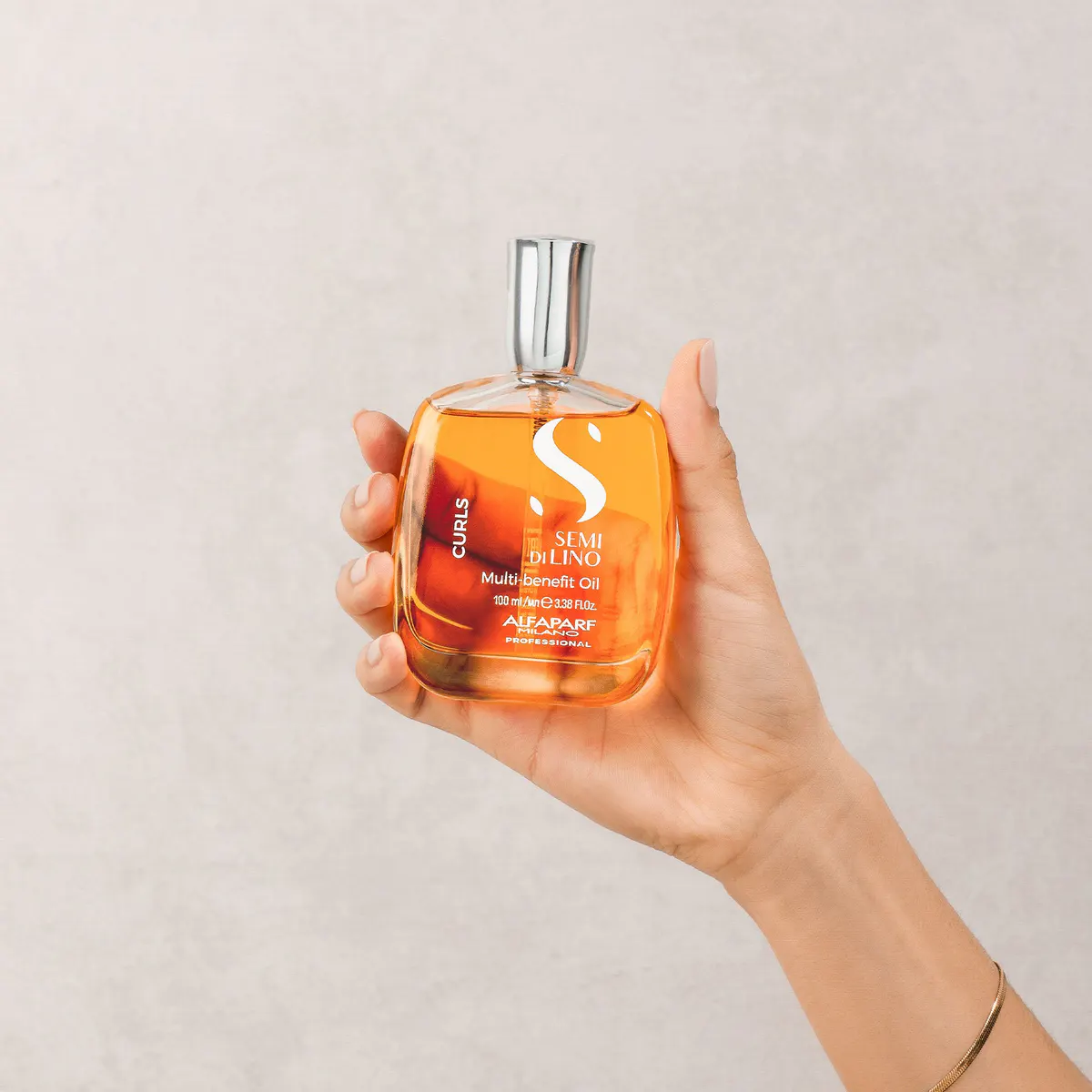 Alfaparf Milano Semi Di Lino Curls Multi-Benefit Oil 100ml, view 5