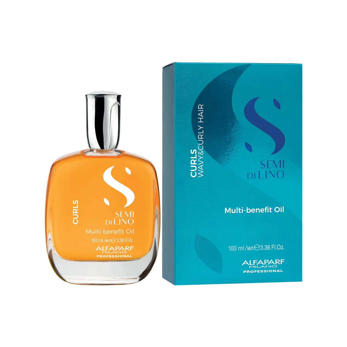 Alfaparf Milano Semi Di Lino Curls Multi-Benefit Oil 100ml, view 7