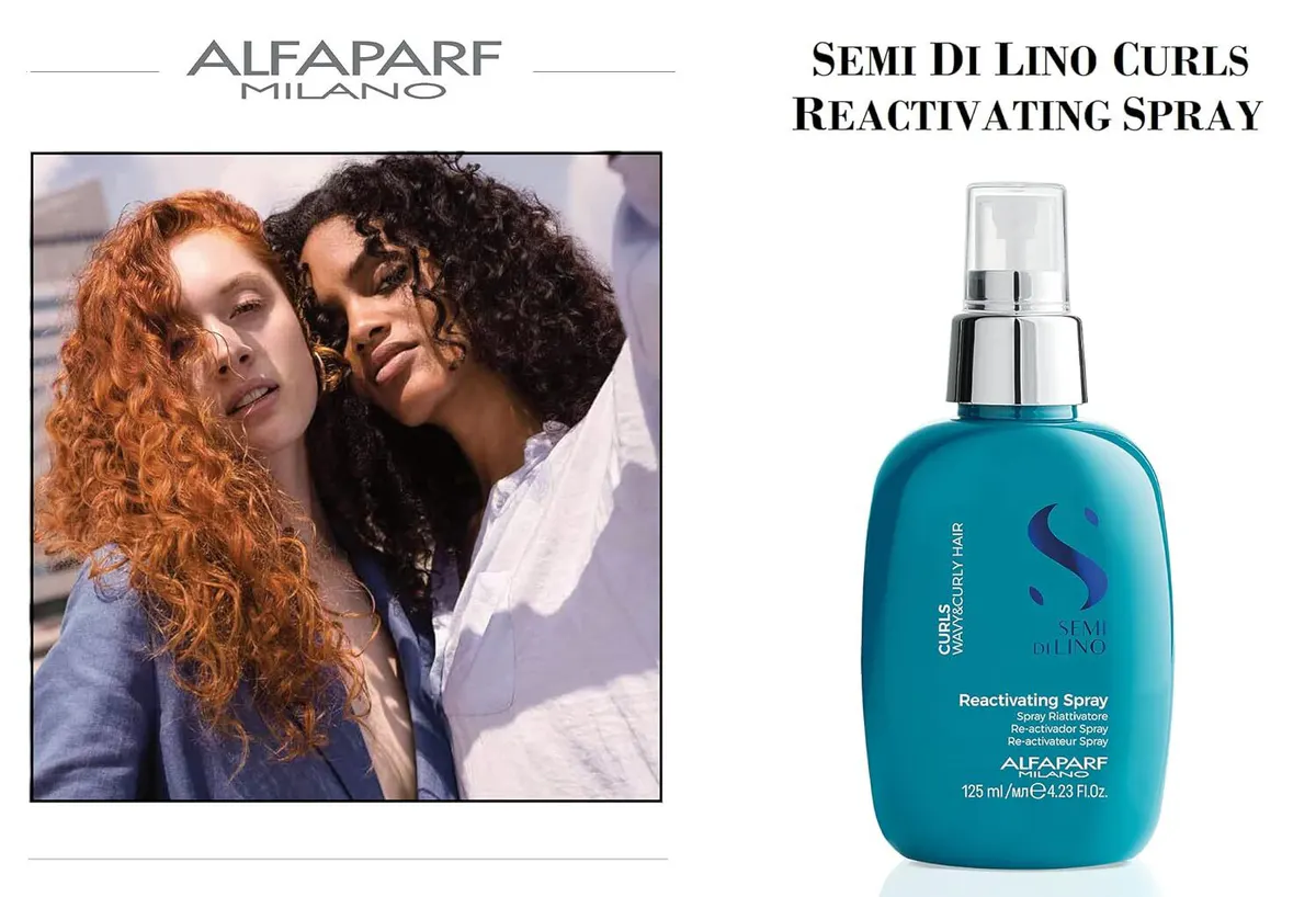 Alfaparf Milano Semi Di Lino Curls Reactivating Spray 125ml, view 2