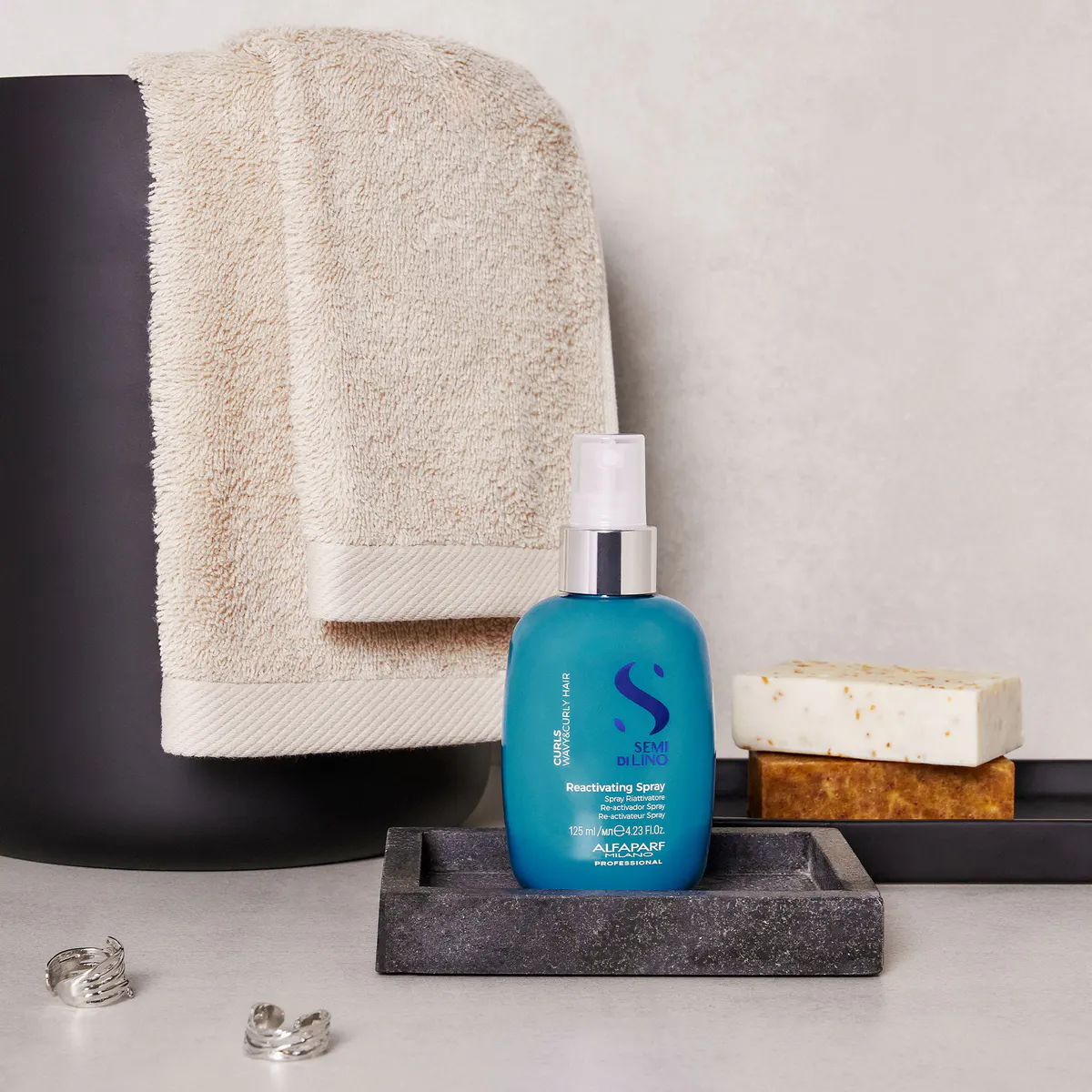 Alfaparf Milano Semi Di Lino Curls Reactivating Spray 125ml, view 6