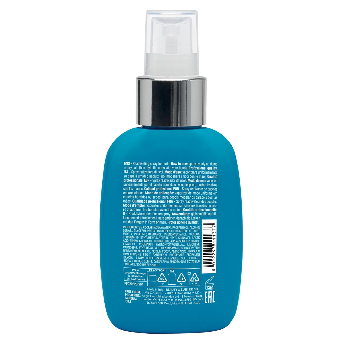 Alfaparf Milano Semi Di Lino Curls Reactivating Spray 125ml, view 7