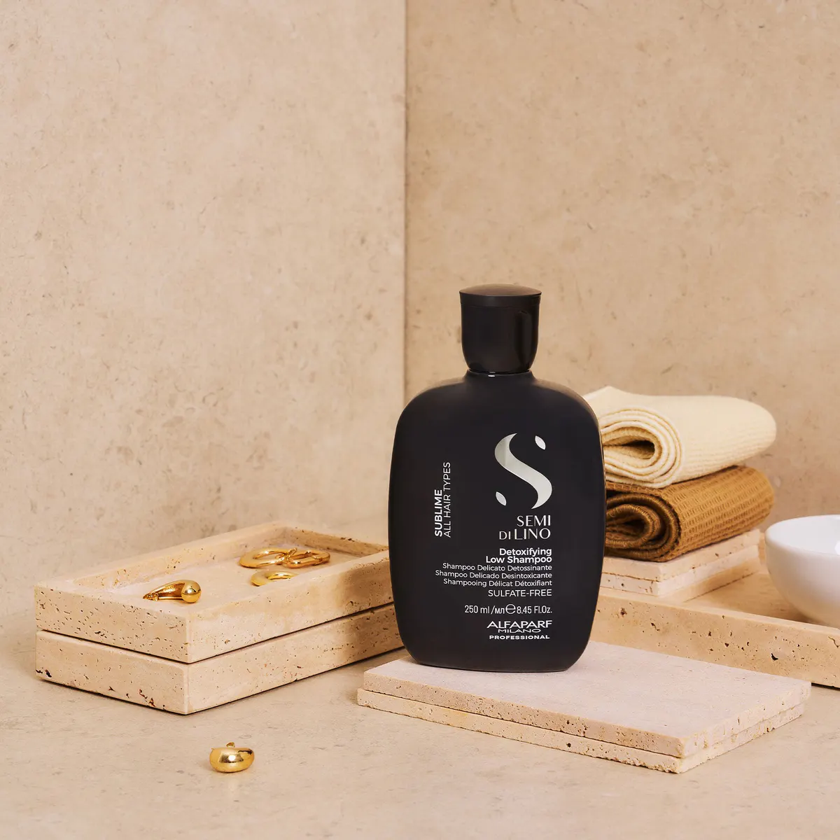 Alfaparf Milano Semi di Lino Sublime Detoxifying Low Shampoo 250ml, view 4