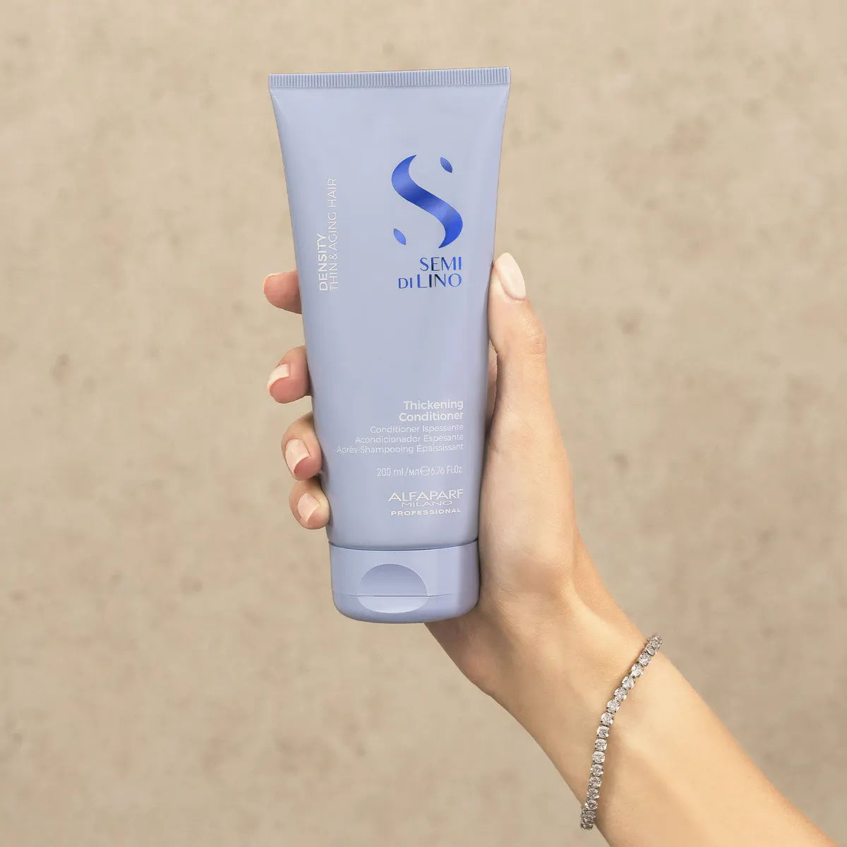 Alfaparf Milano Semi di Lino Density Thickening Conditioner 200ml, view 5