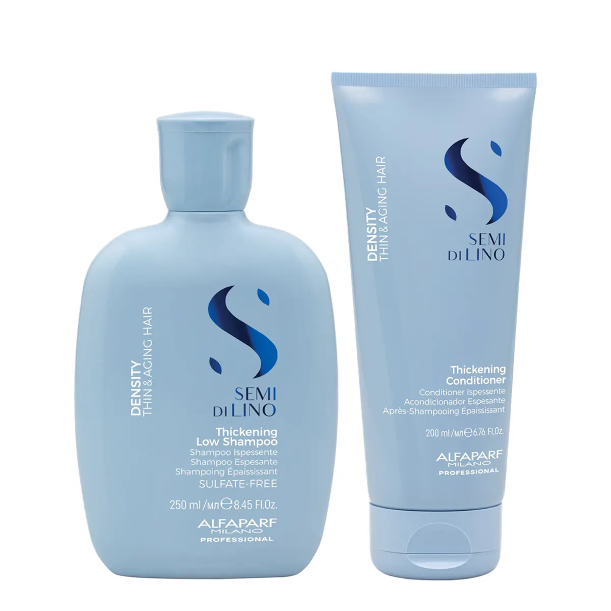 Alfaparf Milano Semi Di Lino Density Thickening Duo Bundle